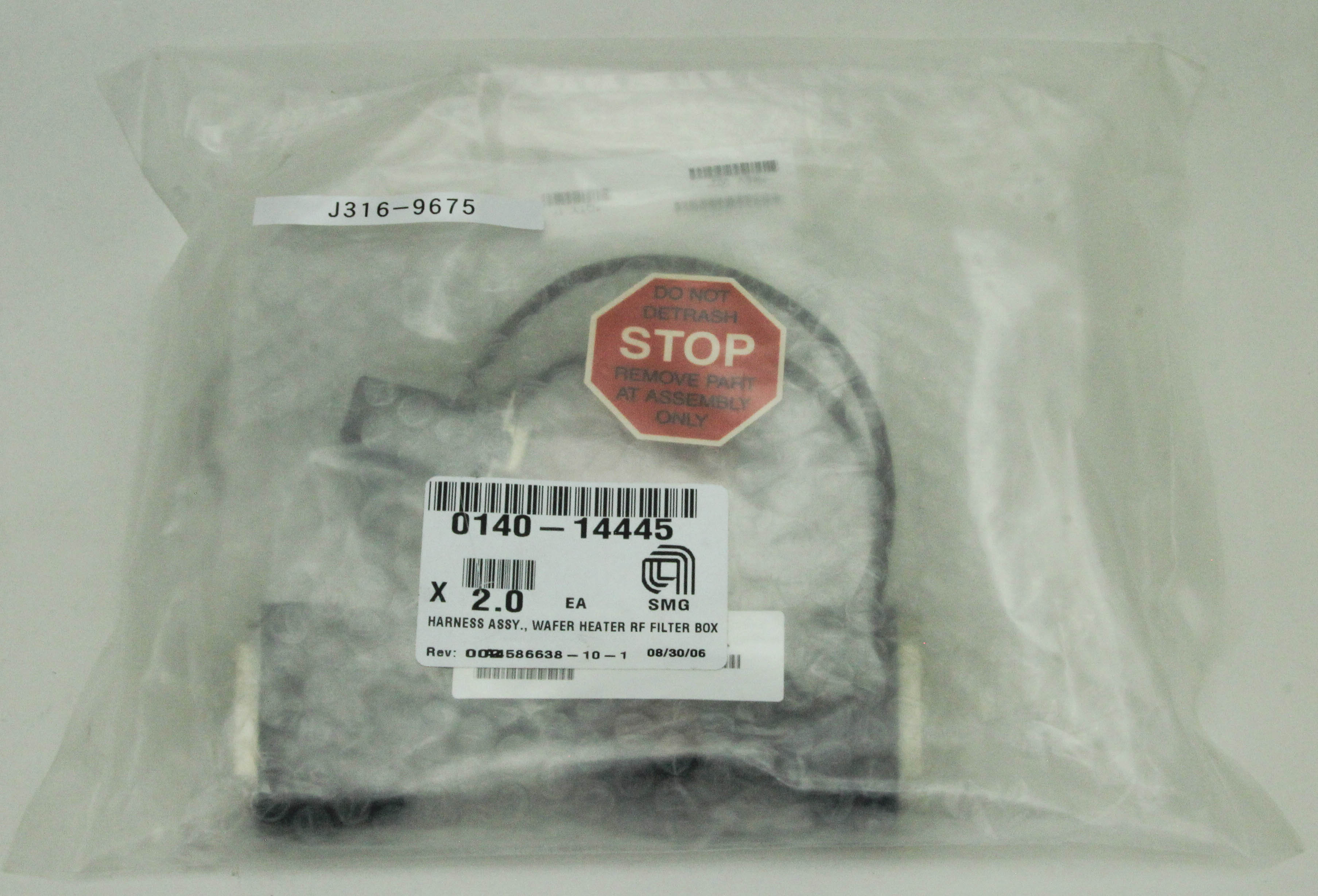 9675 APPLIED MATERIALS HARNESS ASSY, WAFER HEATER RF FILTER BOX
